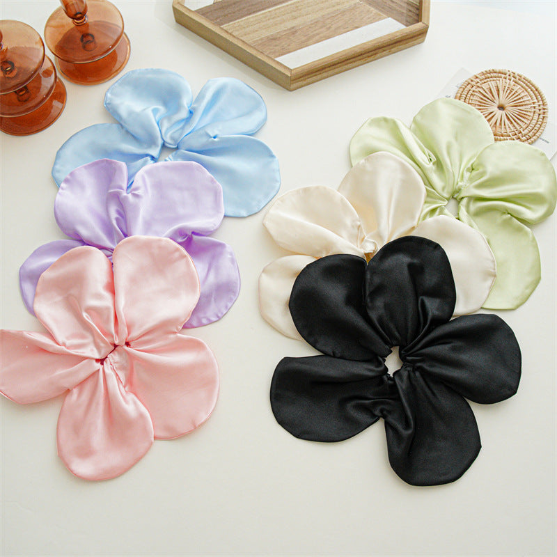 Large Size Flower Scrunchie