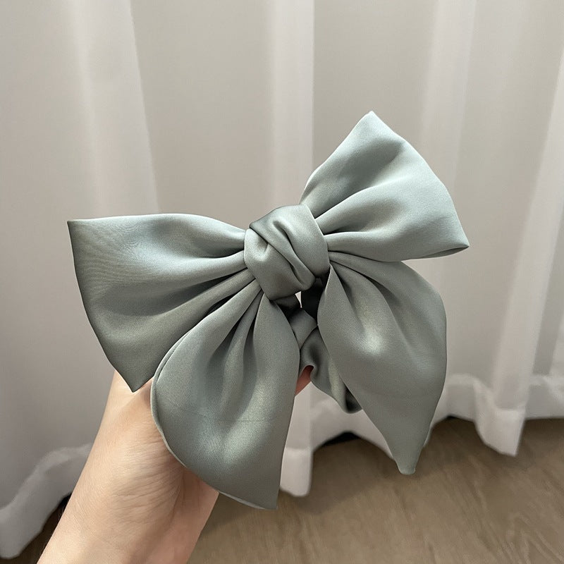 Women's French Cream Texture Bow Hair Accessories