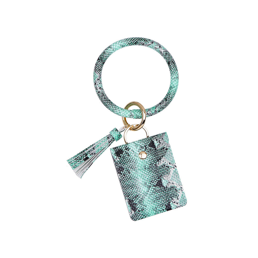 PU Wrist Bracelet Key chain Pendant