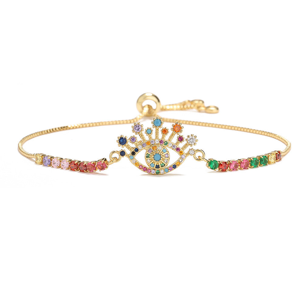 Female Copper Plated Mixed Color Bracelet