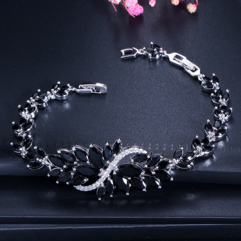 Women's Bingling Flower Zircon Bracelet