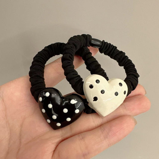 Retro Dots Love Head Rope Simple