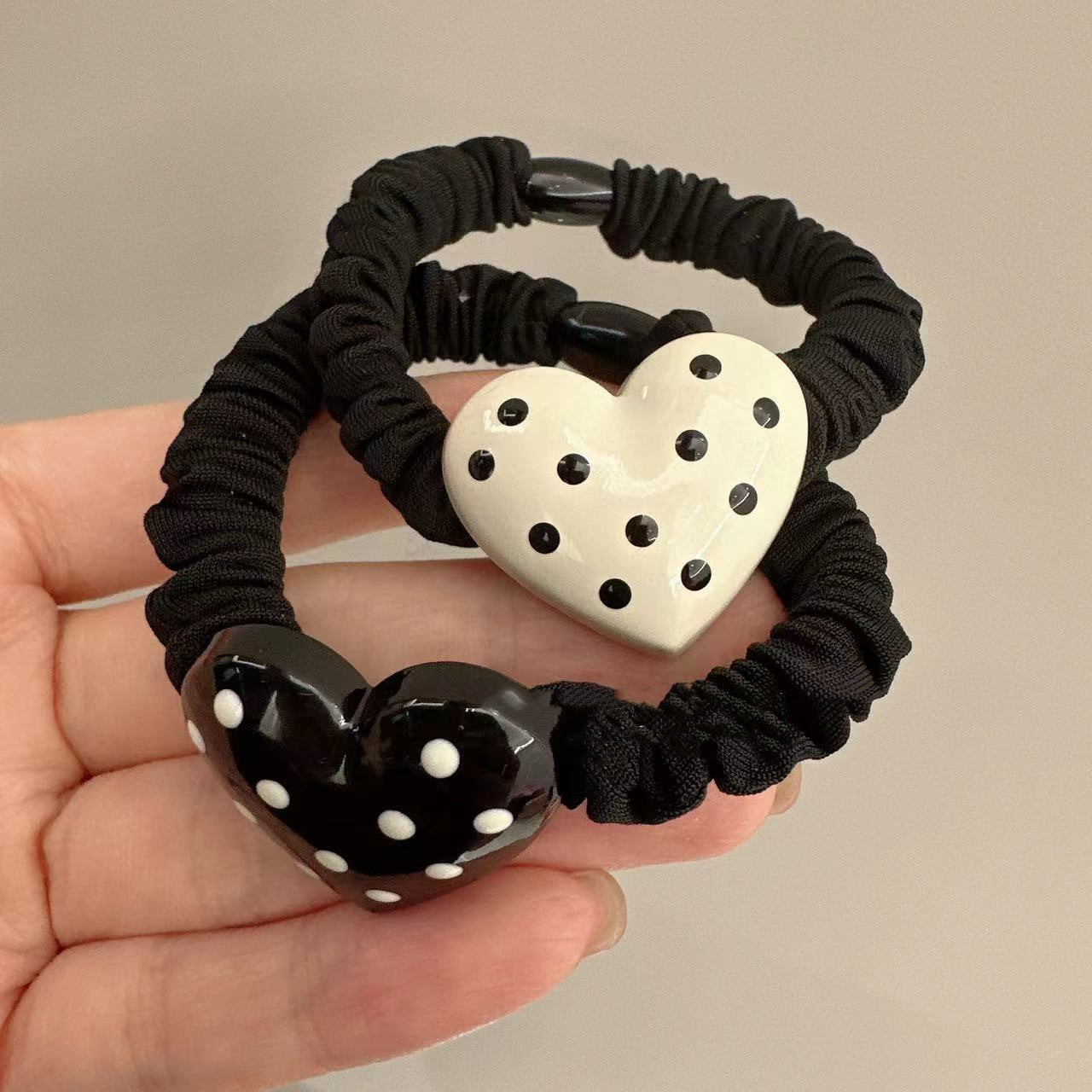 Retro Dots Love Head Rope Simple