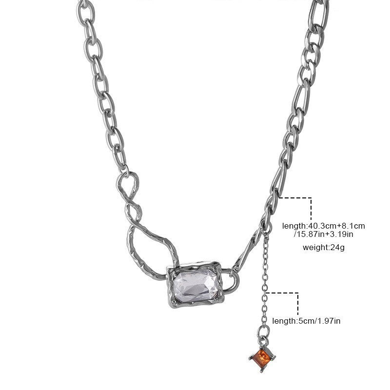 Cubic Zirconia Collarbone Chain