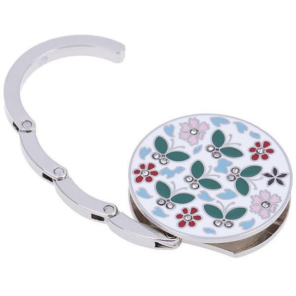 Inner Folding Purse Hook Round Portable Fashion Item Hook