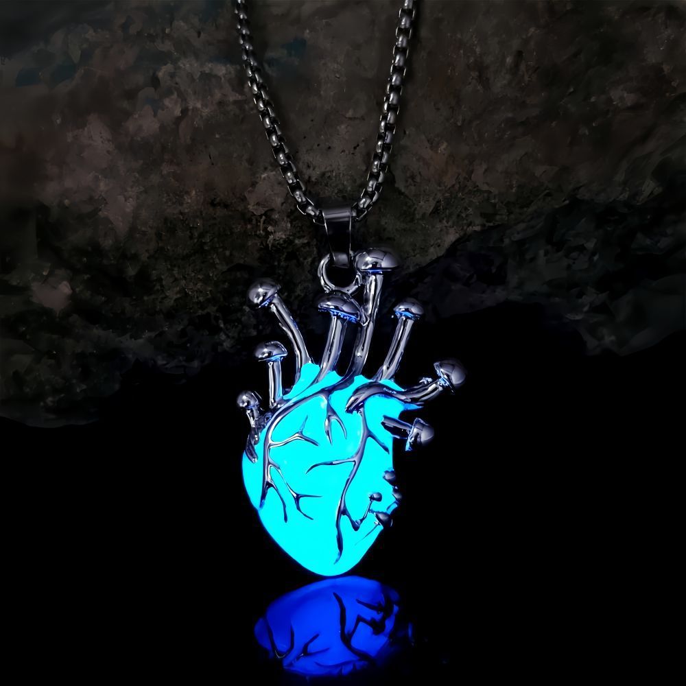 Luminous Heart Pendant Necklace