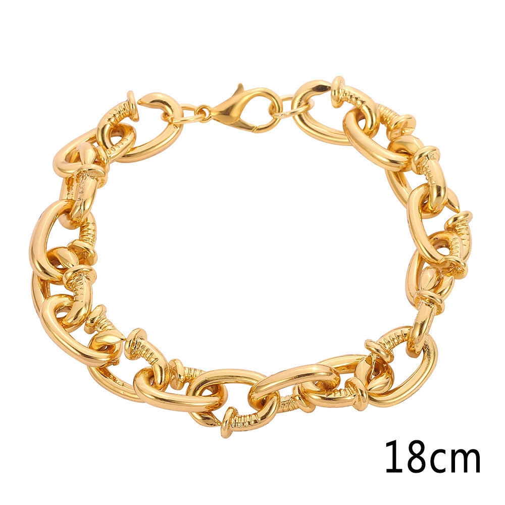 Screw Cuban Link Bracelet