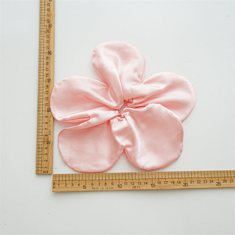 Large Size Flower Scrunchie