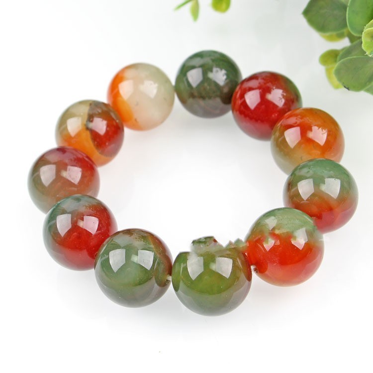 Peacock Agate Bracelet Jewelry 8-20mm