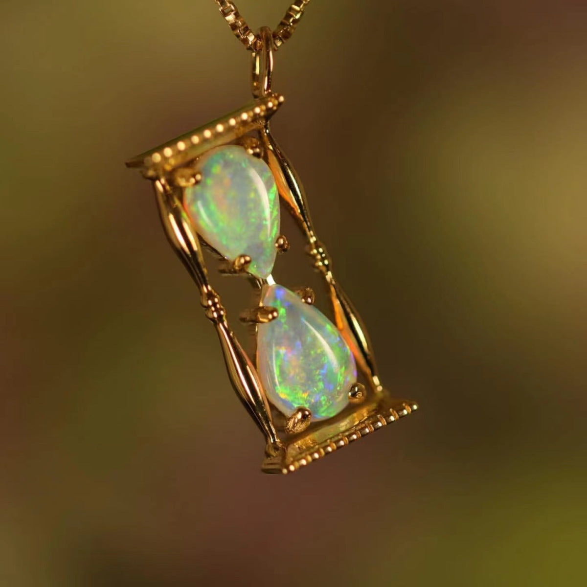 Hourglass Pendant Necklace