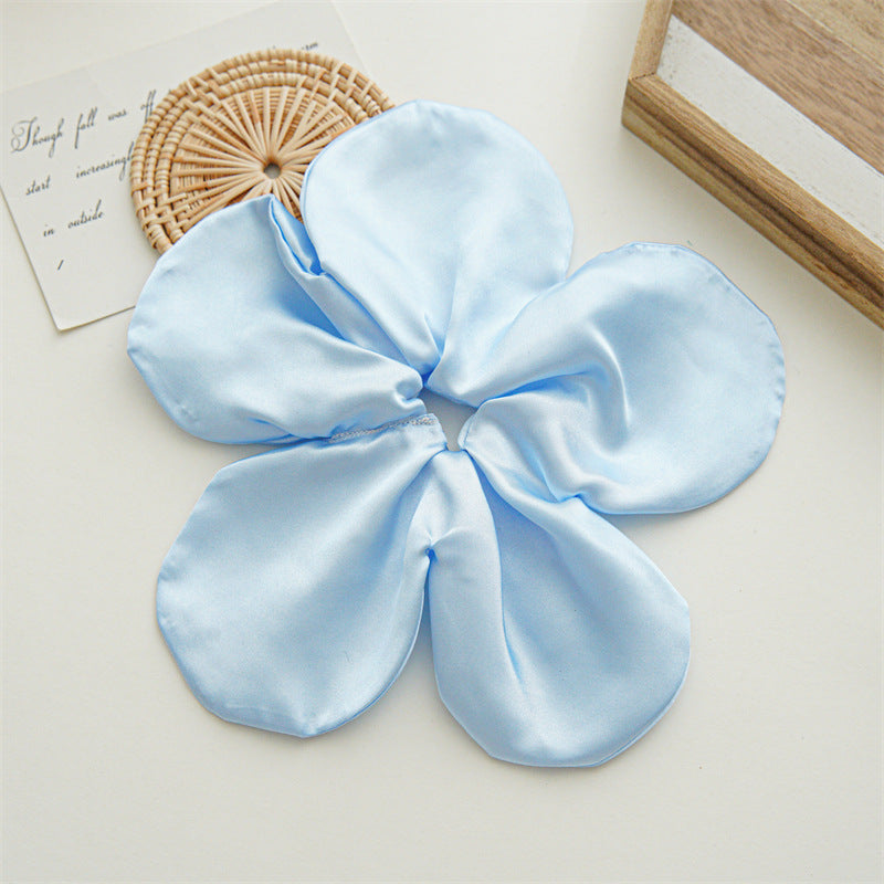 Large Size Flower Scrunchie