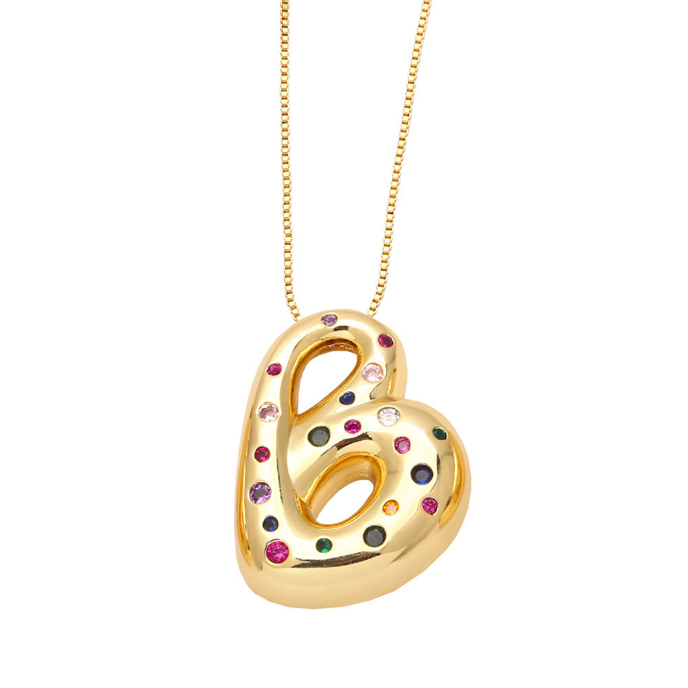 26 English Letter Necklace Gold-plated