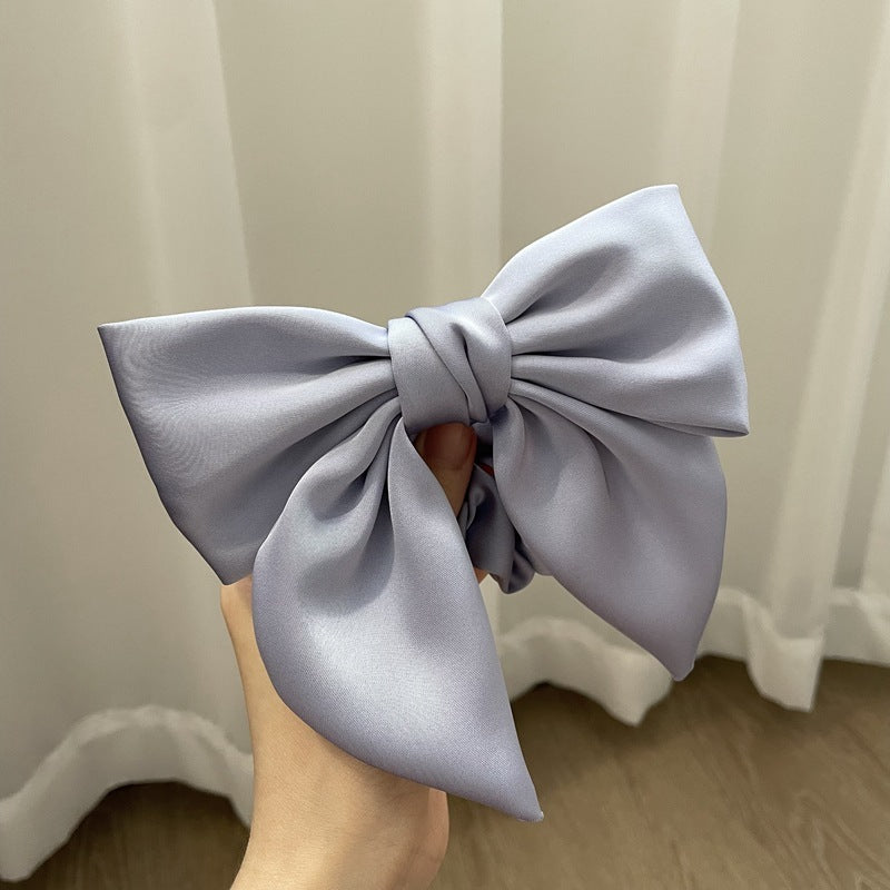 Women's French Cream Texture Bow Hair Accessories