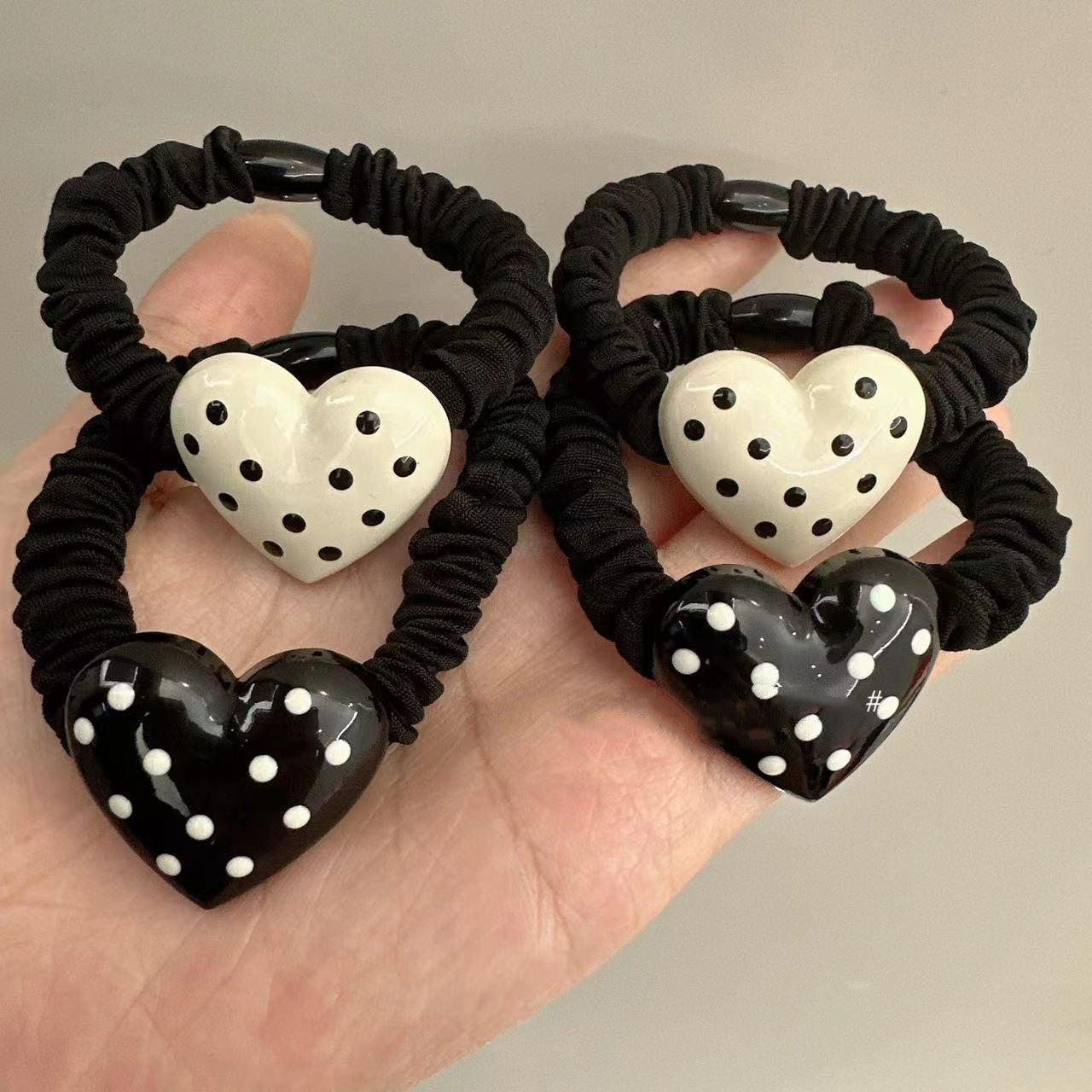 Retro Dots Love Head Rope Simple