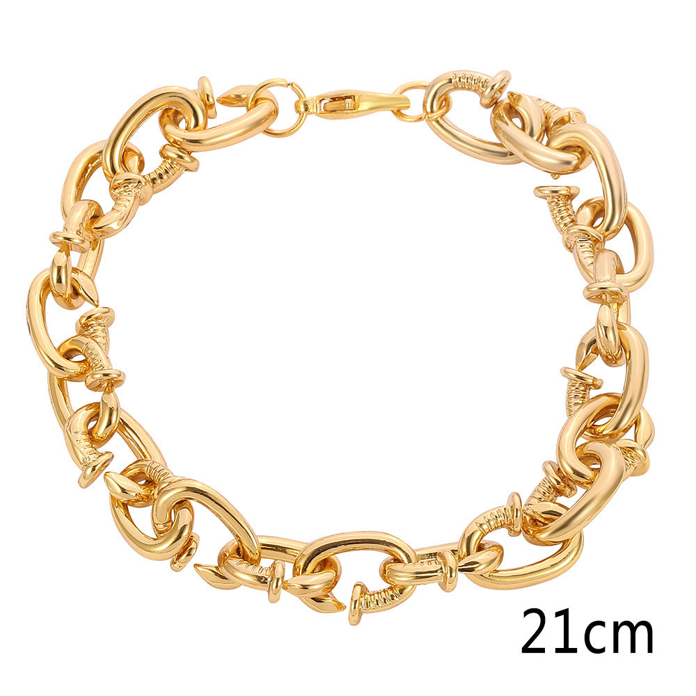 Screw Cuban Link Bracelet