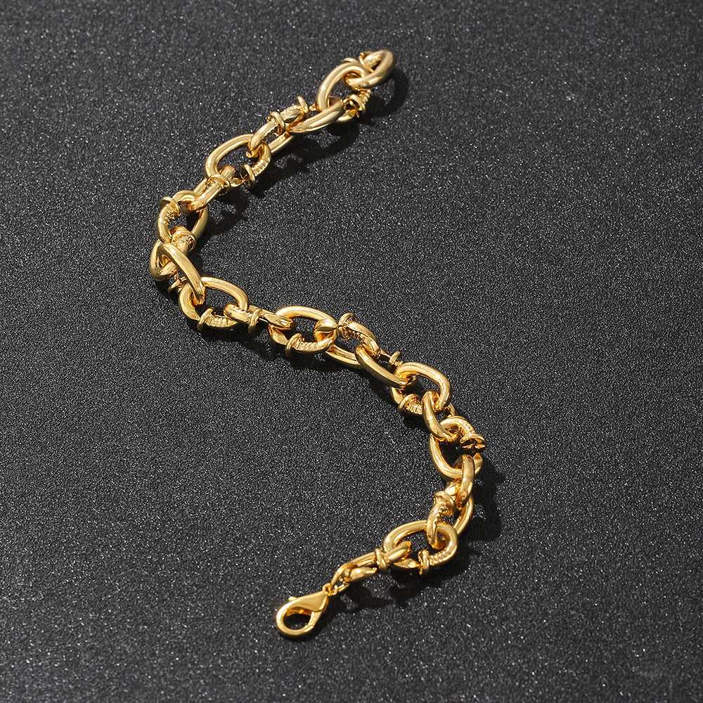 Screw Cuban Link Bracelet