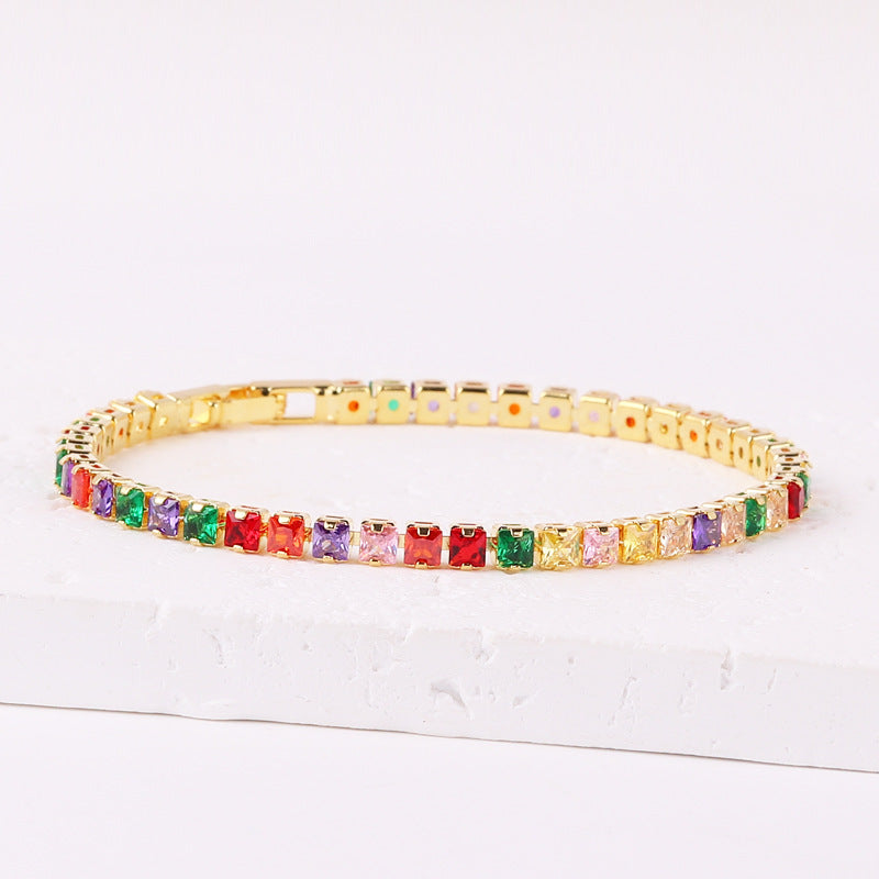 Full Diamond Bracelet 18K Gold Plating