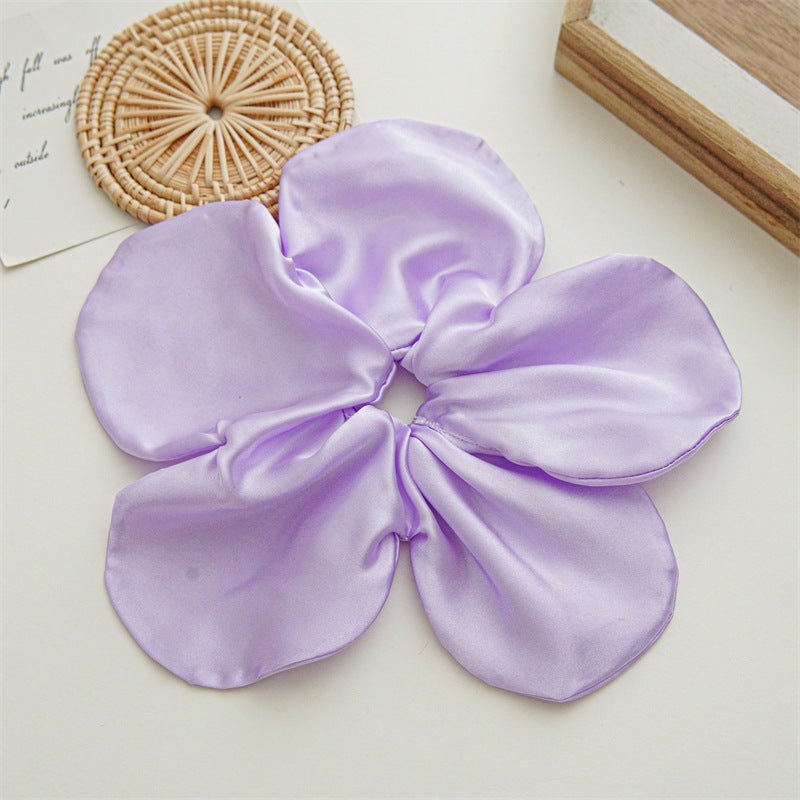 Large Size Flower Scrunchie