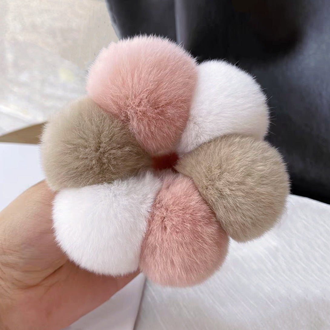 Plush Hair Ring Scrunchies