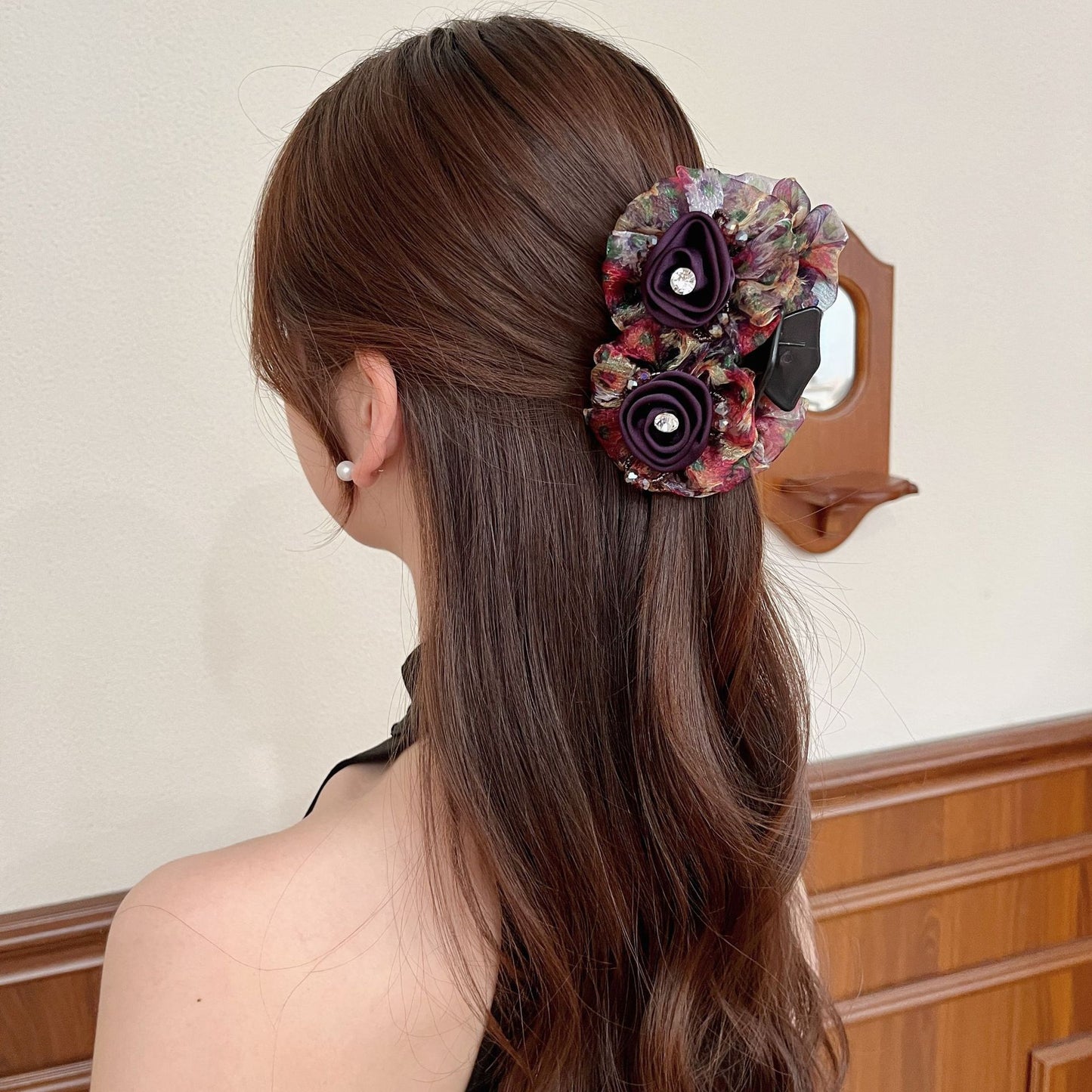 High-grade Flower Ponytail Holder