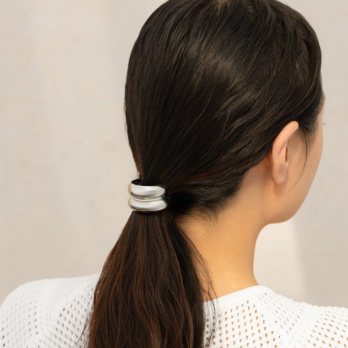 Glossy Elastic Hair Ring