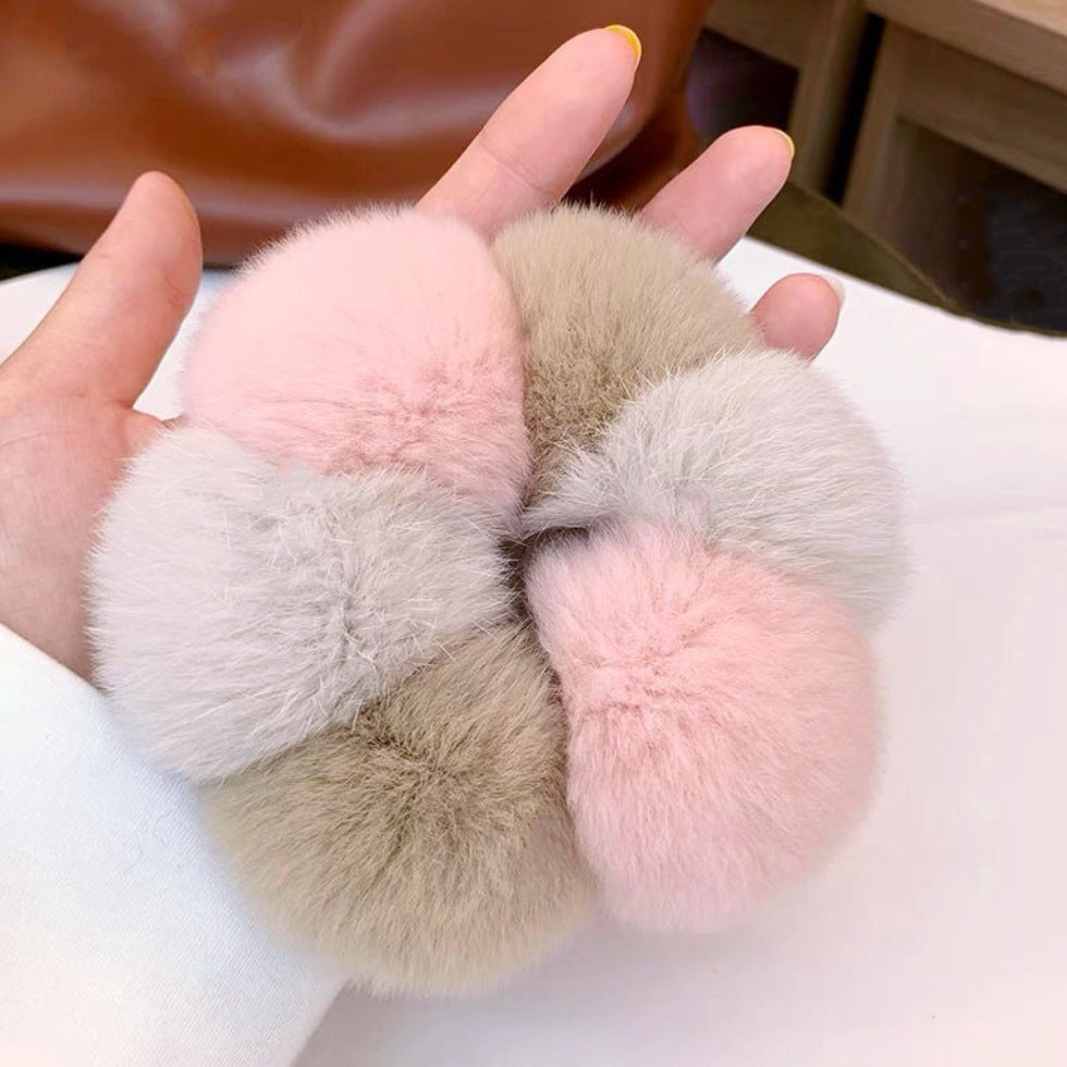 Plush Hair Ring Scrunchies