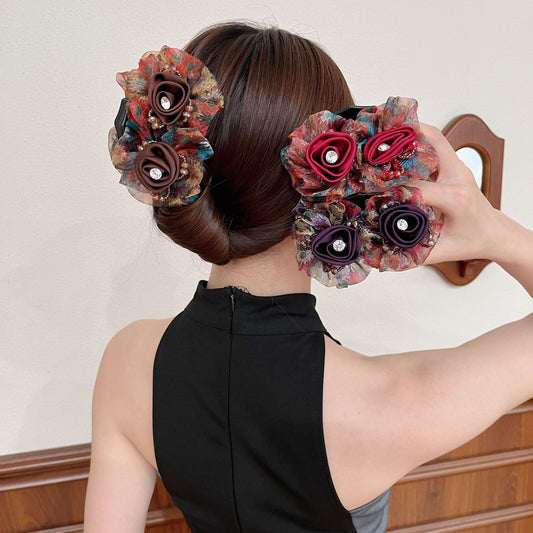 High-grade Flower Ponytail Holder