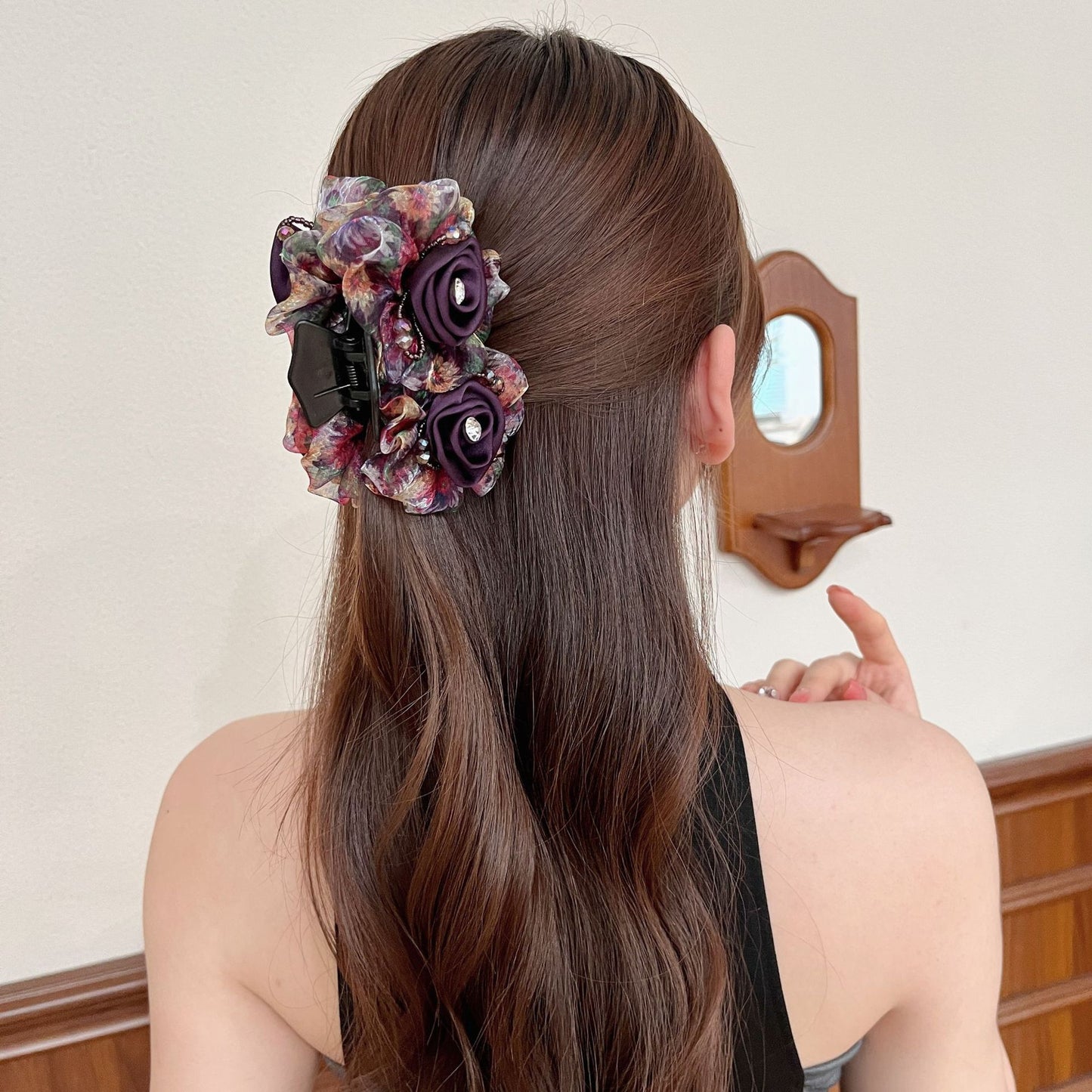 High-grade Flower Ponytail Holder