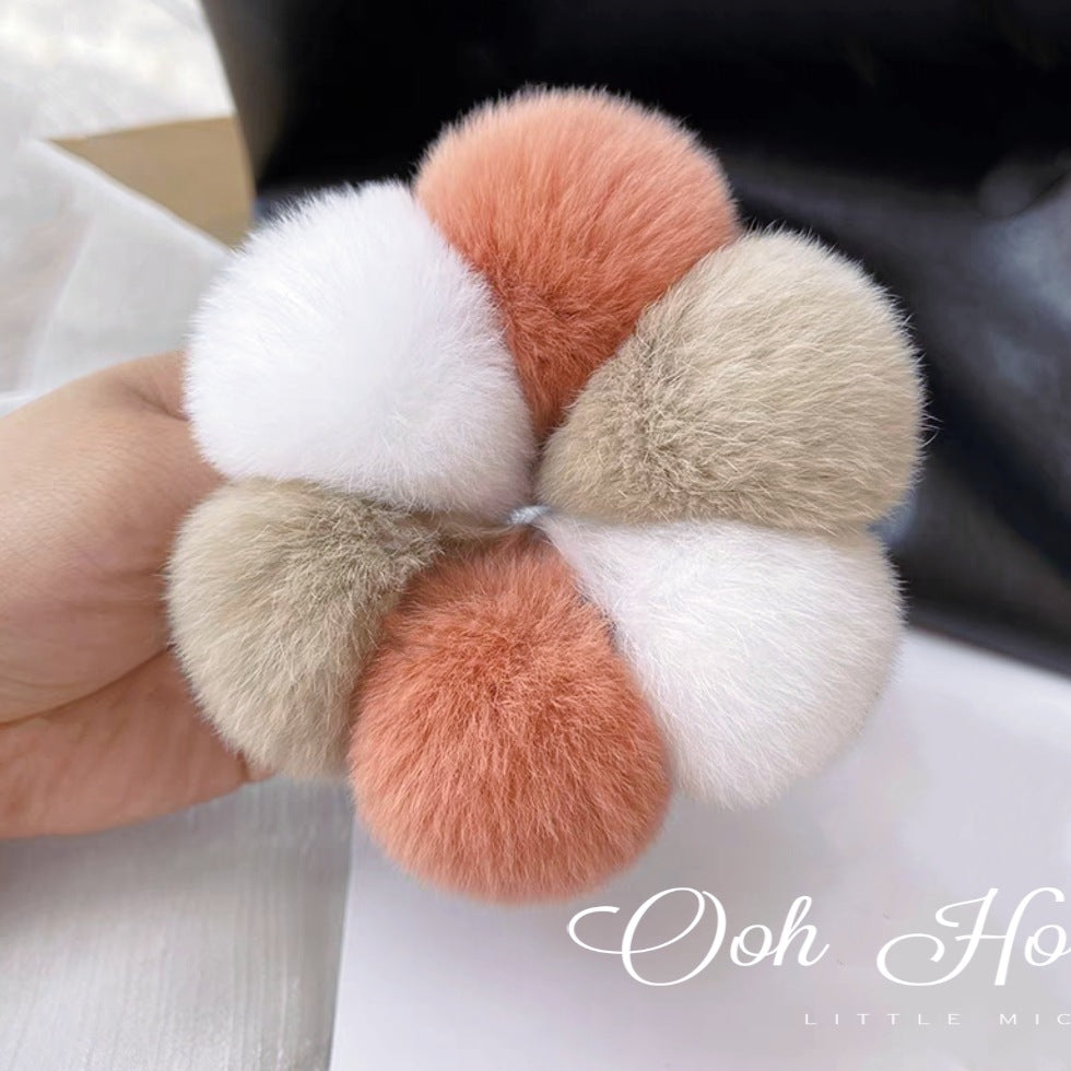 Plush Hair Ring Scrunchies