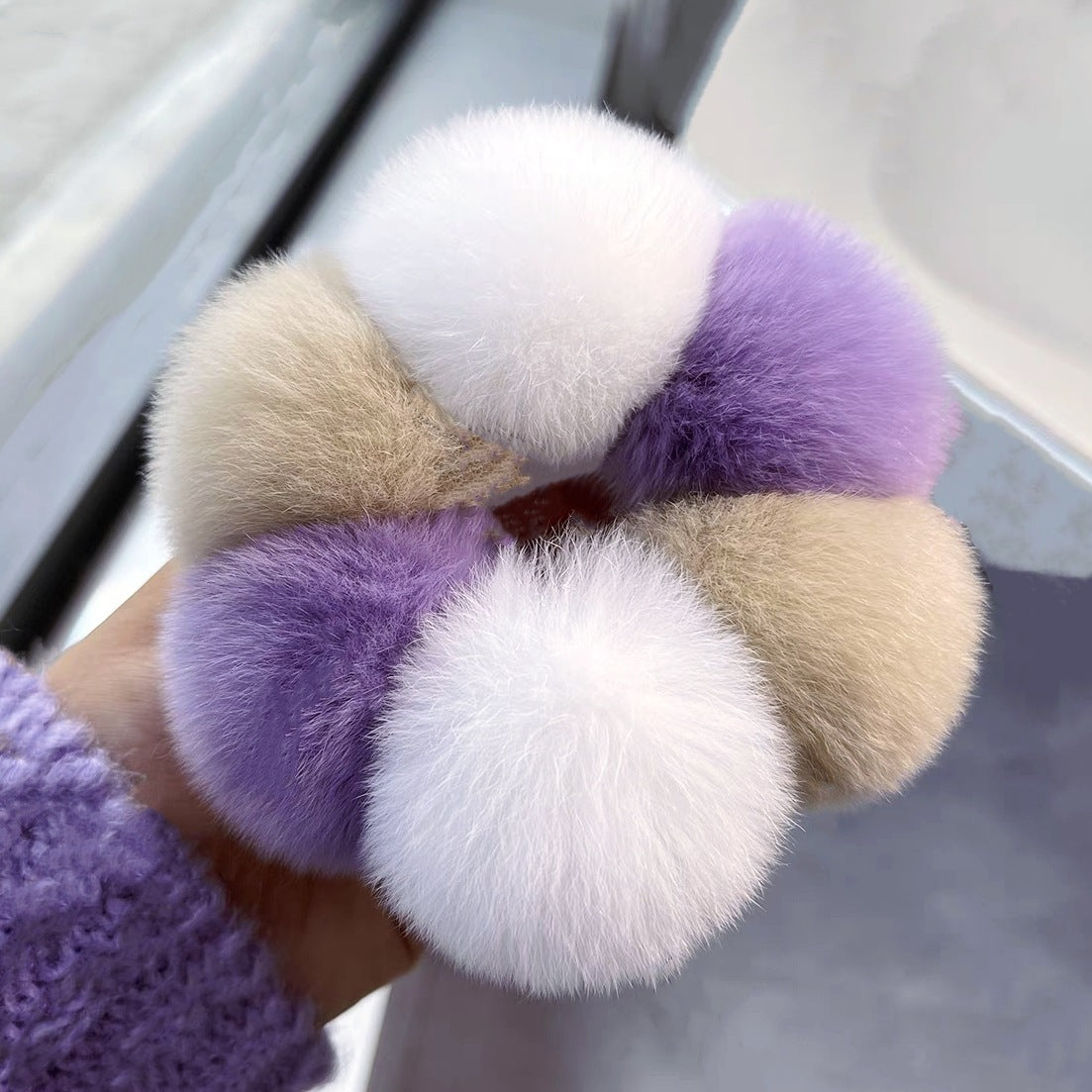 Plush Hair Ring Scrunchies