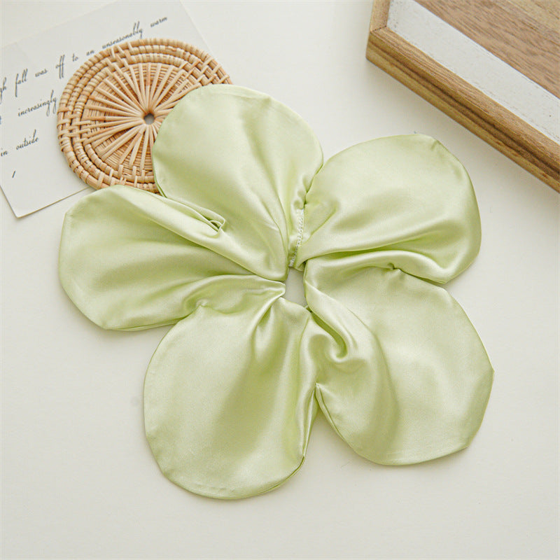 Large Size Flower Scrunchie