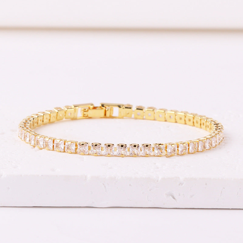 Full Diamond Bracelet 18K Gold Plating