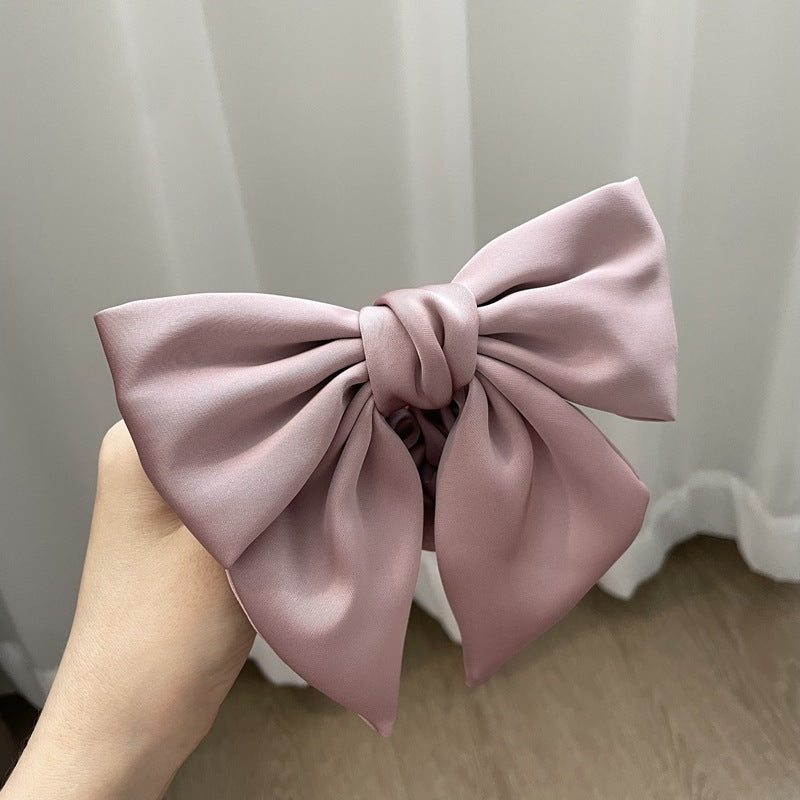 Women's French Cream Texture Bow Hair Accessories