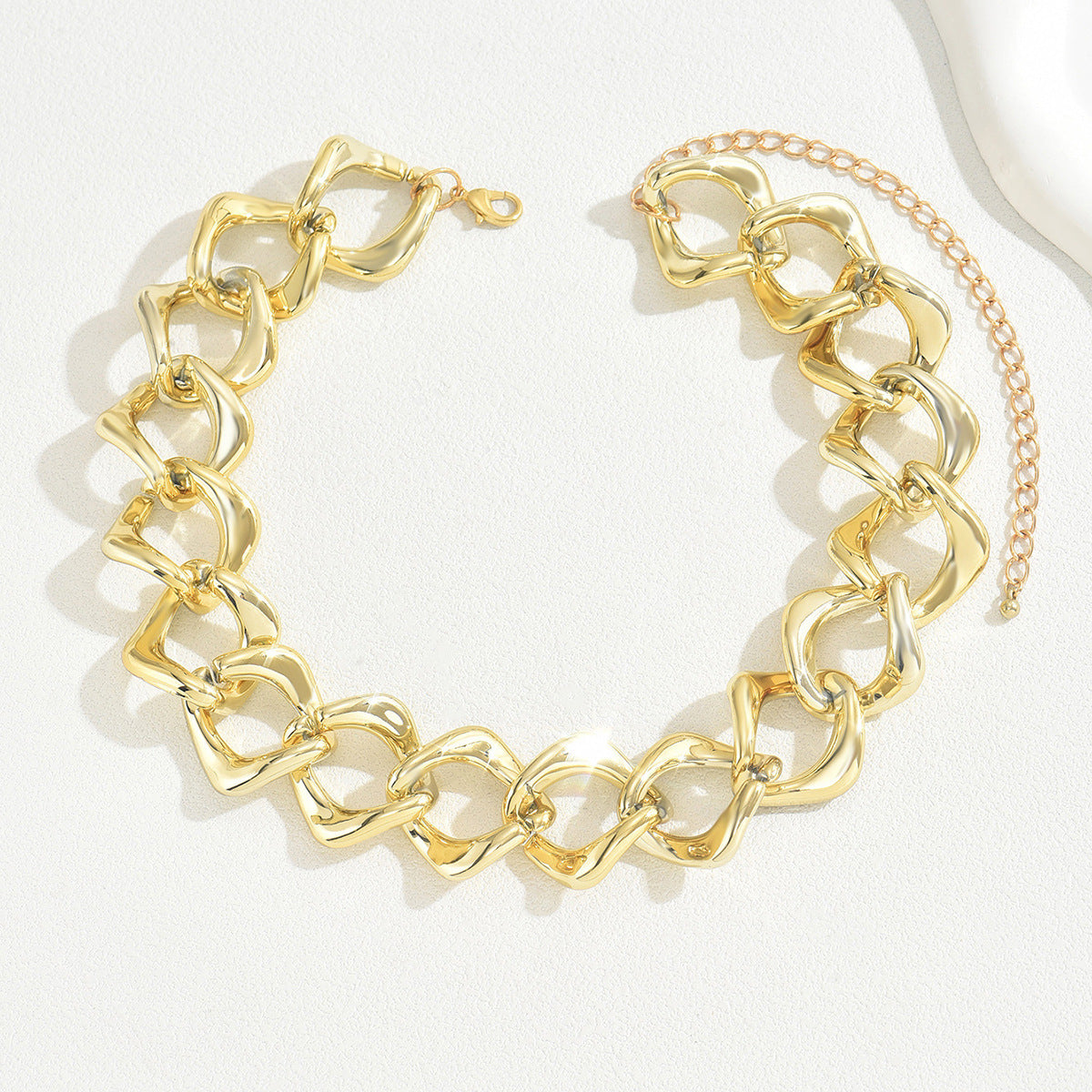 Chain 18K Gold Plated Exaggerated Long