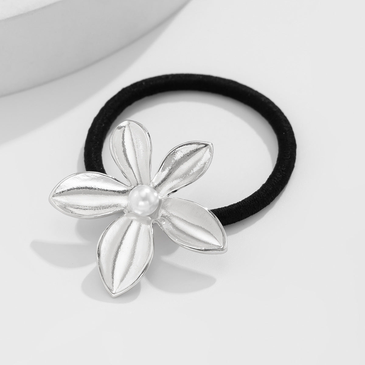 Five-petal Flower Alloy Hair Accessories Stylish Glossy